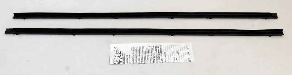 Window Sweeps Weatherstrip for 1964 Chevrolet El Camino Black Front Left Right Buy Today