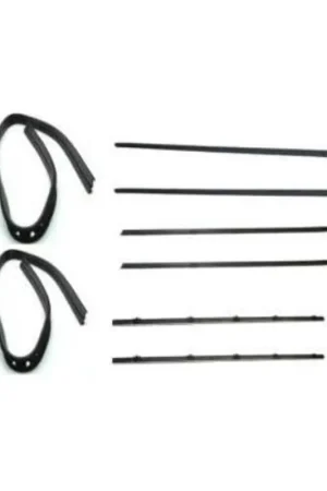 1967-1972 Chevrolet C10, Chevrolet Blazer, Chevrolet Suburban, Window Sweeps Felt Kit Belt Line Weatherstrip 8Pc. Deal
