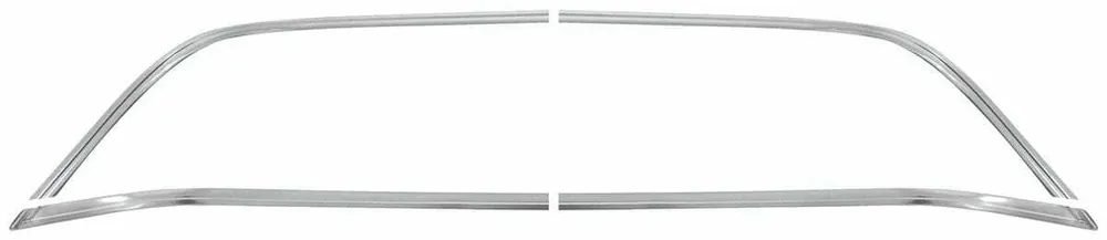 Seasonal Sale Window Moldings for 1978-1988 Chevrolet El Camino Lower Aluminum Rear Right Each