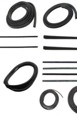 Sale Door Seal Window Sweeps Channel Kit, w/ Trim Groove, Non Metal Framed Door Glass