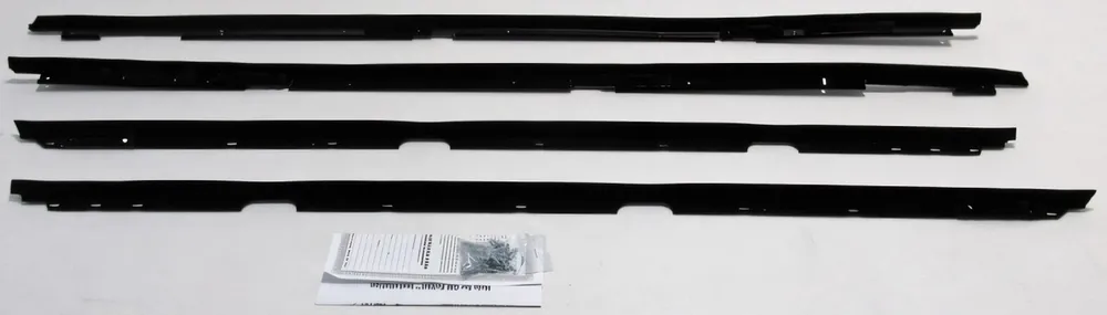 Window Sweeps for GM Camaro, Firebird 1982-1992 2Dr Coupe Authentic 4pcs In Demand