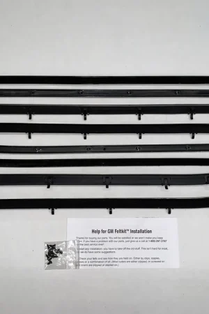 Direct From Factory Window Sweeps Felt Kit for 1966-1967 Buick Skylark 2 Door Convertible USA Made