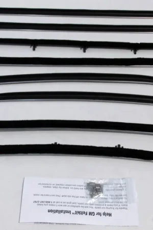 Warranty Included Window Sweeps Felt Kit Weatherstrip for 1970-1972 Buick Skylark 2 Door Sedan OEM