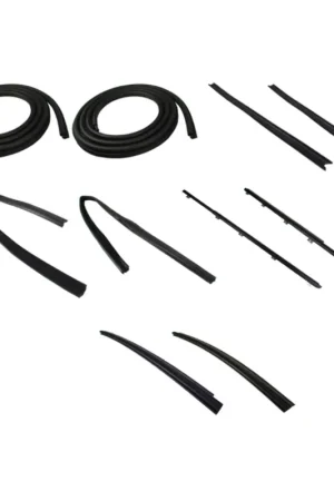 Best Price Door Seal Window Sweeps Channel Kit, Left and Right 10-Piece for 1984-1996 Jeep