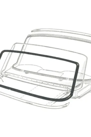 Sale Windshield Gasket Weatherstrip Seal for Ford Falcon, Comet 1960-1965 1Pc