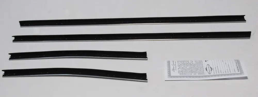 Mega Sale Window Sweeps Weatherstrip for 1968 Mopar Front & Rear Left/Right, Outer 4Pc