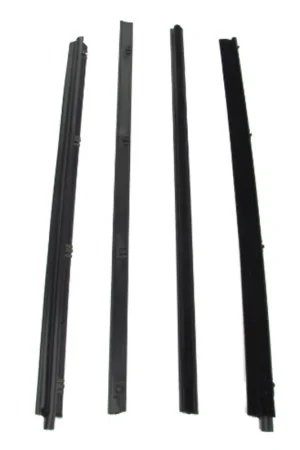 Best Seller Window Sweeps Felt Kit Front Left and Right Hand w/ Vent Windows for 76-95 Jeep