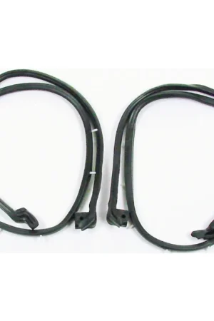 Professional Grade Door Rubber Weatherstrip Seal, Left & Right, 2 Piece Kit for 1966-77 Ford Bronco