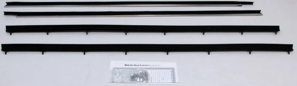 Final Sale Window Sweeps Felt Kit Belt Line Weatherstrip for Ford Fastback 1978-83 2Dr 4Pc