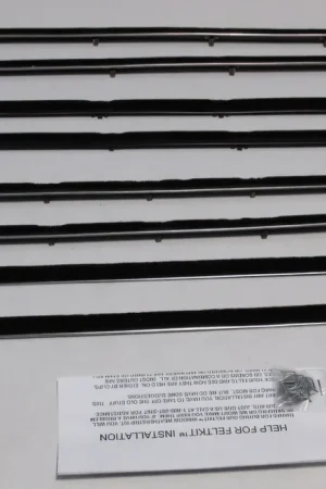 Window Sweeps Weatherstrip for 1960-1965 Ford Falcon Wagon Black Front Rear Money Back Guarantee
