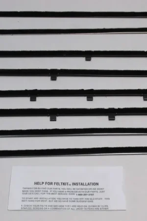 Window Sweeps Felt Kit for 1959-1960 Pontiac Bonneville 2 Door Hardtop OEM Premium