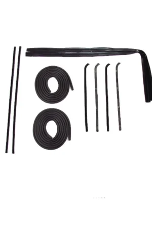 Discount Door Seal Window Sweeps Channel Kit, Left and Right 10pc for 1964-1966 Chevy/GMC