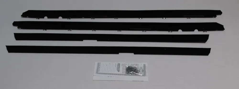 Window Sweeps Felt Kit for Chevrolet Corvette 1984-1989 Coupe Authentic 4pcs Viral