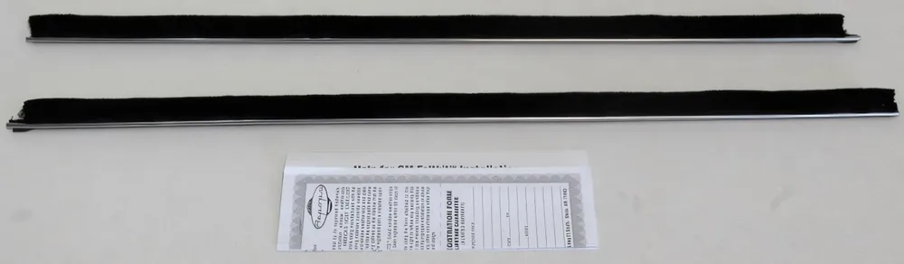 Window Sweeps for Chevrolet El Camino 1968-1972 Coupe Pickup Authentic 2pcs Reduced Price