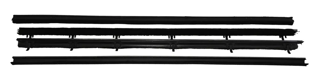 Window Sweeps Felt Kit Weatherstrip for 1969-1972 Chevrolet Chevelle Sedan Wagon Limited Edition