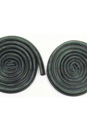 Door Rubber Weatherstrip Seal, Rear Left and Right Hand 2-Piece for 1992-1999 GM Secure Checkout