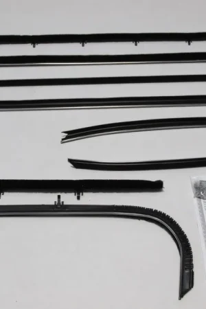 Window Sweeps Felt Kit Weatherstrip for 1968 Pontiac Tempest Sedan OEM Latest