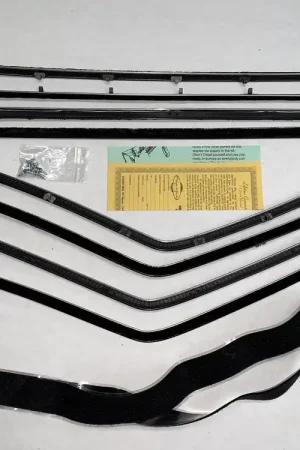 Window Sweeps Felt Kit for 1958 Pontiac Suoer Chief 2 Door Coupe OEM USA Made Holiday Sale