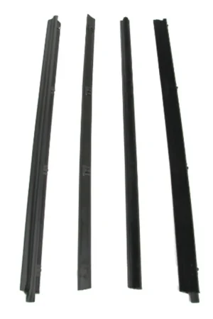 Top Rated Window Sweeps Felt Kit Front Left and Right Hand Windows for 76-95 Jeep