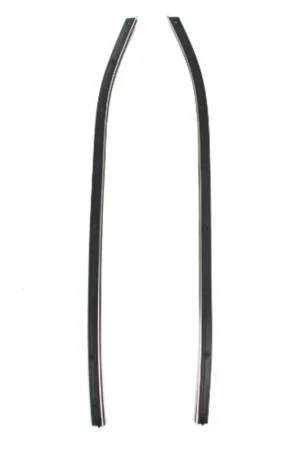 Popular Window Sweeps Felt Kit Pre-Installed Clips Front Outer Left & Right for 1969-197