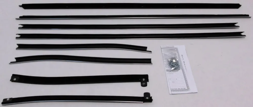 Price Cut Window Sweeps Felt Kit for Buick Skylark 1970-1972 Convertible Authentic 8pcs