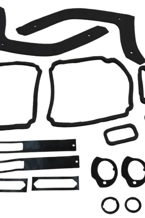 Body Gasket Kit Weatherstrip Seal for 1969 Chevelle El Camino Black 23 pieces Genuine