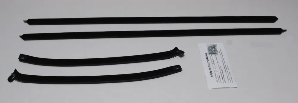 Window Sweeps Felt Kit for 1969 Chevrolet Chevelle 2 Door Convertible Outer Side Big Sale