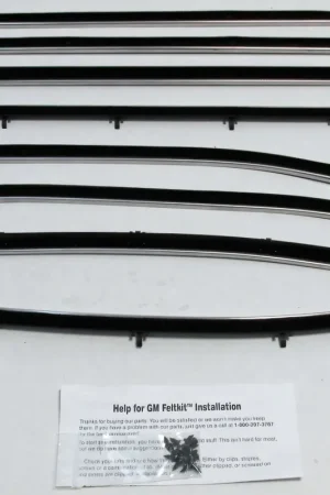 Seasonal Sale Window Sweeps Felt Kit Weatherstrip for 1969 Chevrolet Chevelle 2 Door Sedan