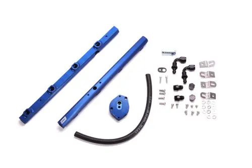 BBK 1999-2004 Mustang 4.6L GT High-Flow Billet Aluminum Fuel Rail Kit 5016 Editor’s Pick