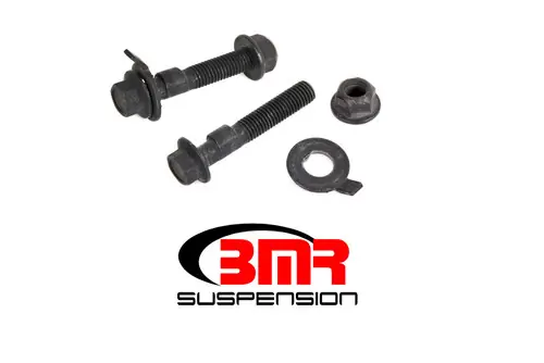 Best Price BMR 2015-2023 S550 Mustang (2024+ S650 Mustang) Front Camber Bolts (2.5 Degree Offset) - Black - FC003