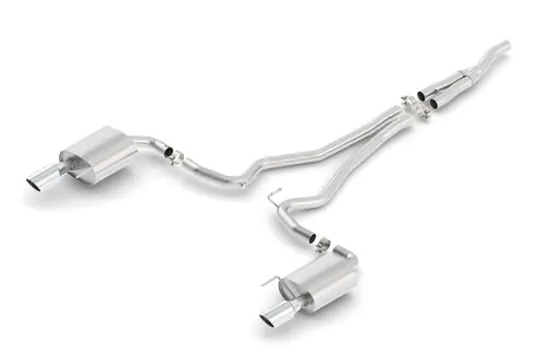 Borla Cat-Back S-TypeExhaust for 2015-2021 Ford Mustang EcoBoost 2.3L Coupe Only (Without Active Valves / Dual Polished Tips) - 140584 Discount