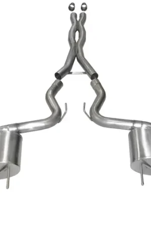 Corsa 15-17 Ford Mustang GT Coupe 5.0L 3in Sport Cat-Back Exhaust Dual Rear Exit w/ Gun Metal Tips 14332GNM Viral