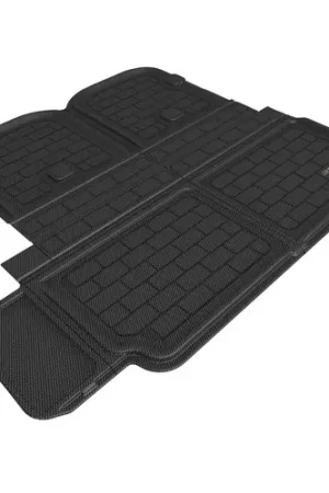 Direct From Factory 3D Maxpider 2022-2024 Tesla Model X Behind 2nd Row Cross Fold Kagu Black Cargo Liner