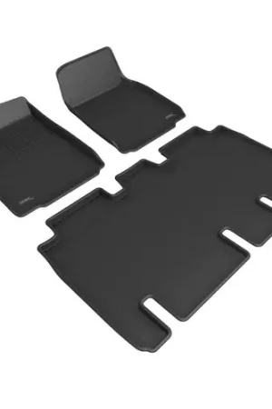 Flash Sale 3D MAXpider 2022-2024 Tesla Model X Full Set Floormats - Black