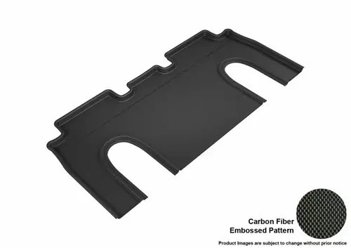 3D MAXpider 2016-2020 Tesla Model X 6-Seats Kagu 2nd Row Floormats - Black Express Delivery