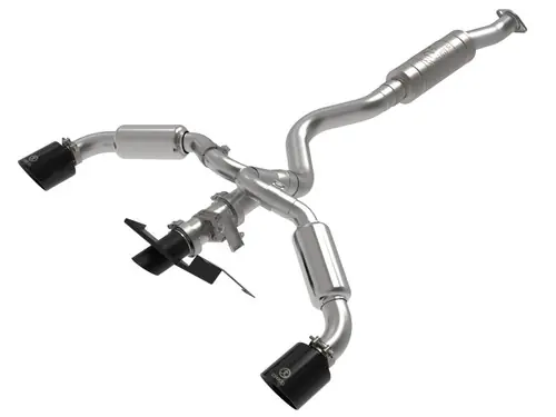 Direct From Manufacturer aFe 2023-2025 Toyota GR Corolla L3 1.6L (t) Gemini XV 3in to 2-1/2in Cat Back Exhaust w/ Black Tips