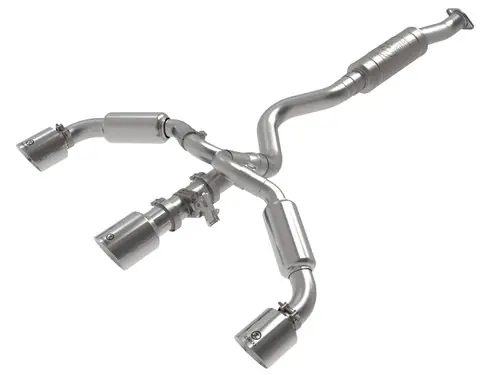 Free Returns aFe 2023-2025 Toyota GR Corolla L3 1.6L (t) Gemini XV 3in to 2-1/2in Cat Back Exhaust w/ Polished Tips