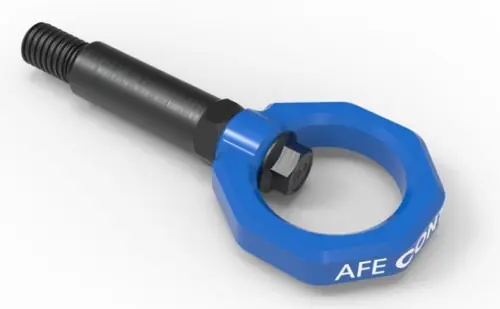 aFe Control Front Tow Hook Blue 20-21 Toyota GR Supra (A90) Hot Deal