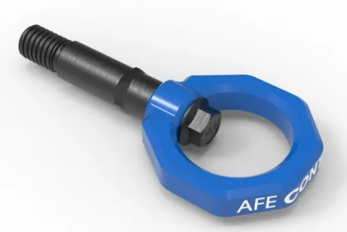 Viral aFe Control Rear Tow Hook Blue 20-21 Toyota GR Supra (A90)