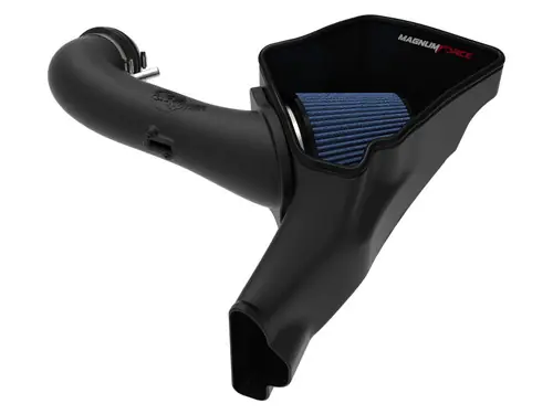 Buy Direct aFe Magnum FORCE Stage-2 Cold Air Intake System w/Pro Dry S Media - 2018-2023 Ford Mustang GT 5.0L - 54-13039R