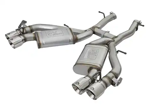 Direct From Manufacturer aFe Power MACH Force-Xp 3in 304 Stainless Steel Axle-Back Exhaust w/Polished Tip for Chevrolet Camaro SS 2016-2024 V8-6.2L #49-34068-P