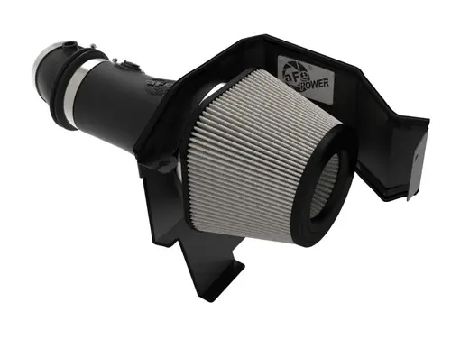 aFe Magnum FORCE Stage-2XP Cold Air Intake w/Pro DRY S Media Black - 2017-2023 Challenger Hellcat / Charger Hellcat - 54-12852D Must Have