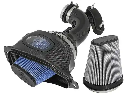 Today Only aFe Momentum Black Series Carbon Fiber Intake System P5R 2014-2019 Chevy Corvette 6.2L (C7 Stingray / Grand Sport) - 52-74201-C