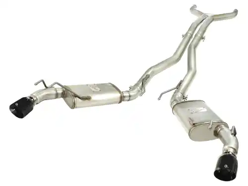 aFe Power MACH Force-Xp 3in Stainless Steel Cat-Back Exhaust w/Black Tip for Chevrolet Camaro 10-13 V8-6.2L #49-44039-B Flash Sale
