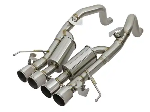 Professional Grade aFe Power MACH Force-Xp Axle-Back Exhaust w/Polished Tips for Chevrolet Corvette (C7) 2014-2019 V8-6.2L (LT1) #49-34056-P
