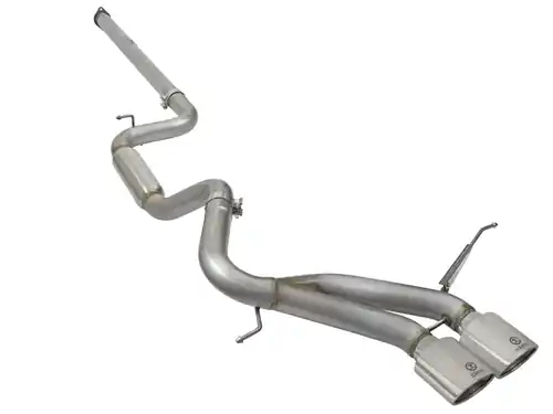Place Order aFe Power Takeda 3in 304 Stainless Steel Cat-Back Exhaust w/Polished Tip for Ford Focus ST 13-17 L4-2.0L (t) EcoBoost #49-33083-P