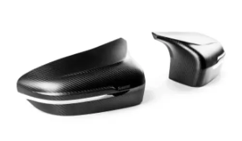 New Release Akrapovic 2018-2023 BMW M5 (F90) / 2020 BMW M8 (F91/F92) Carbon Fiber Mirror Cap Set - Matte