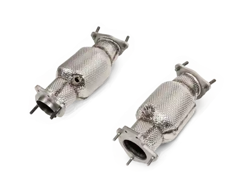 Akrapovic 2020-2024 Chevrolet Corvette C8 Link Pipe Set w/Catalytic Converter (SS) One Day Deal