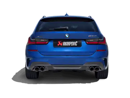 Akrapovic 2020-2025 BMW M340i (G20, G21) Slip-On Line (Titanium) (Requires BMW Part #18308686640) Time-Limited