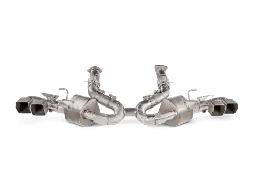 Akrapovic 2020-2025 Chevrolet Corvette C8 Stingray Slip-On Line (Titanium) Exhaust System - S-CO/TI/3 Buy Online
